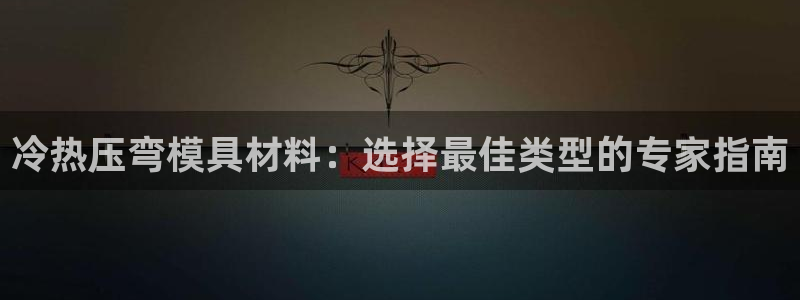 易倍纤官网：冷热压弯模具材料：选择最佳类型的专家指南